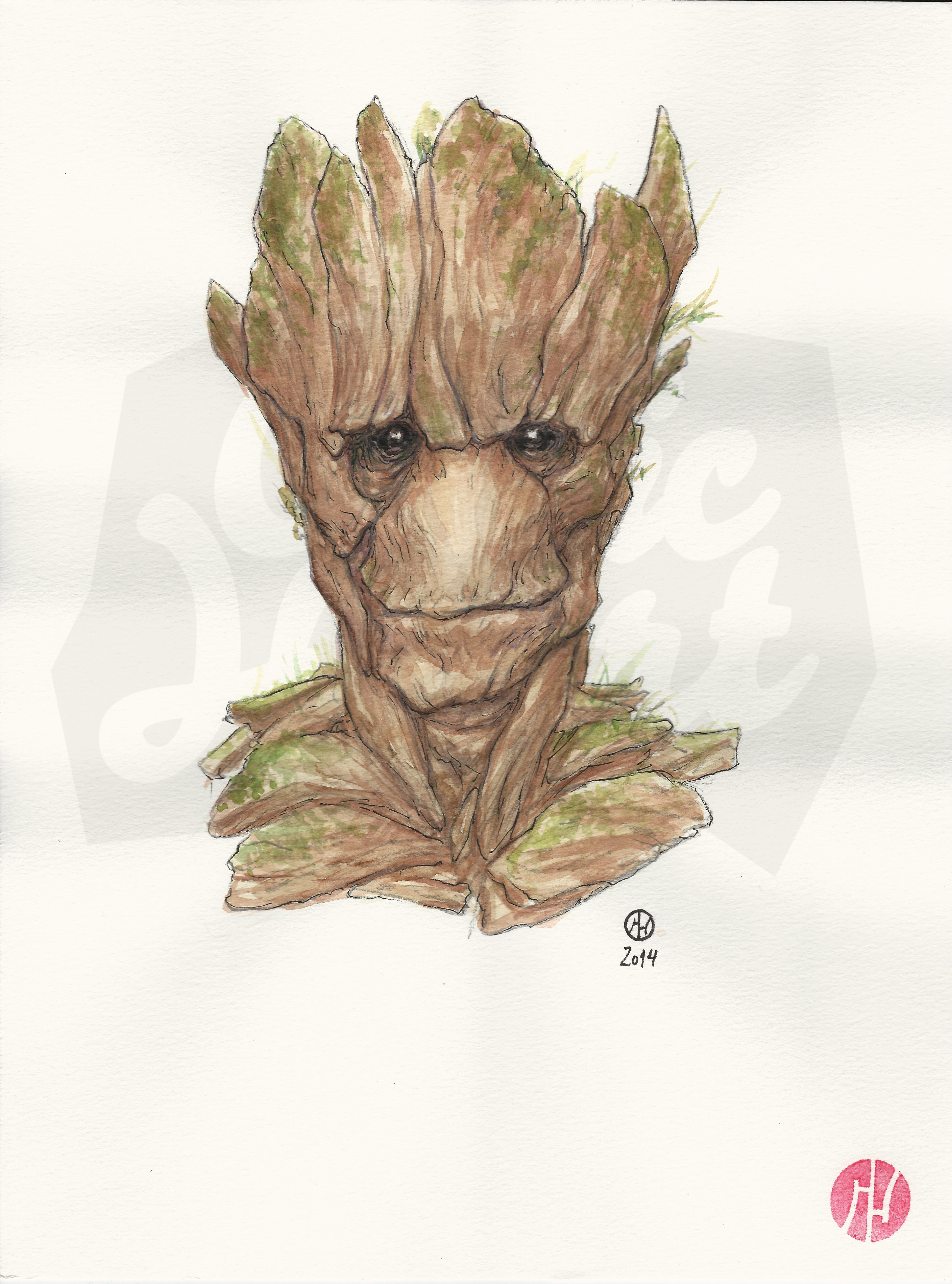 2817x3798 Groot Watercolor - Groot Watercolor