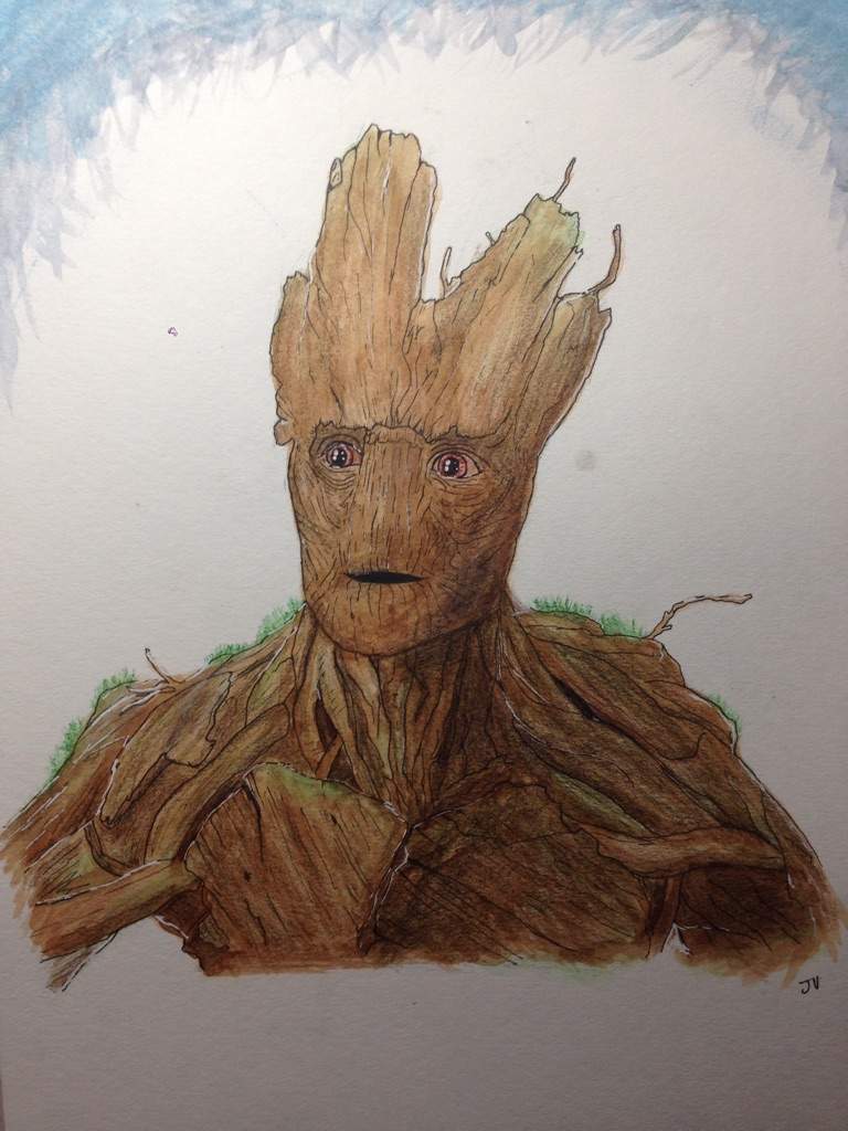 768x1024 Groot Watercolors Art Amino - Groot Watercolor