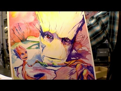 480x360 Groot Watercolor Artist - Groot Watercolor