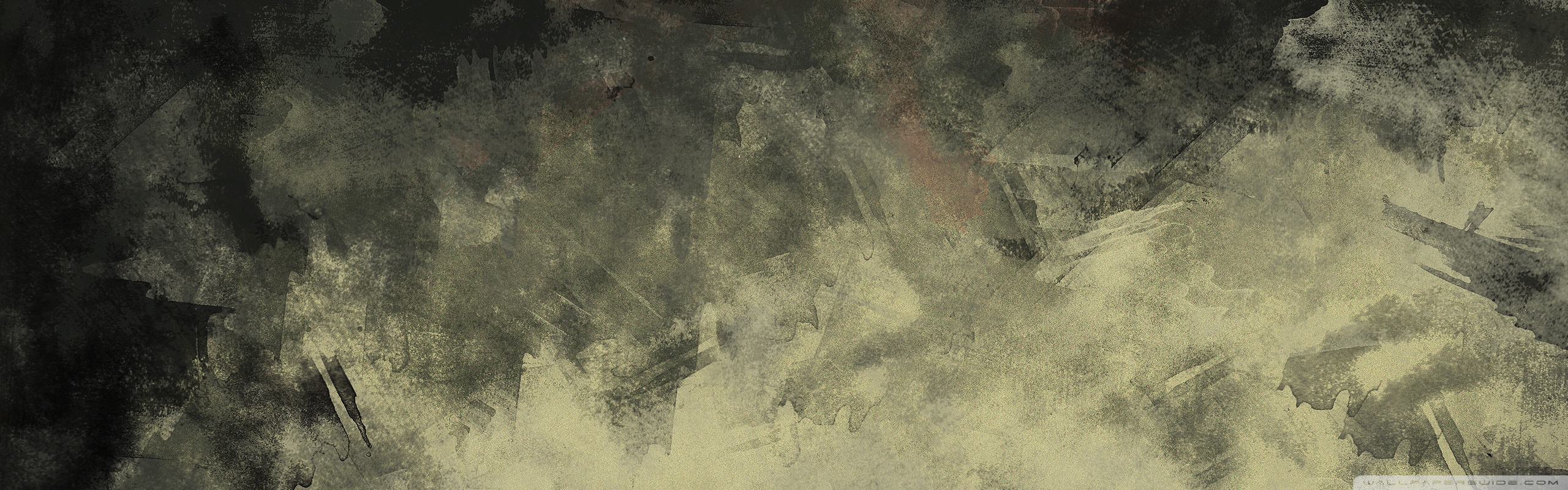 2560x800 Grunge Watercolor Texture 4k Hd Desktop Wallpaper For 4k Ultra - Grunge Watercolor