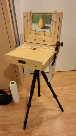 293x520 Guerilla Laptop 9x12 Pochade Box Pochade Boxes - Guerrilla Watercolor Board