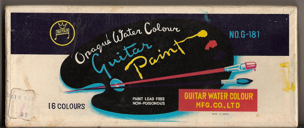 1024x433 Watercolor Paints In Boxes From Japan About - Guitar Brand Watercolor Paint