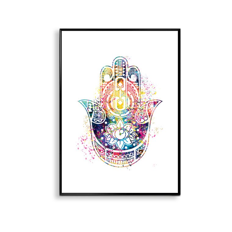 760x760 Pictures Of Hamsa Hand Painting - Hamsa Hand Watercolor