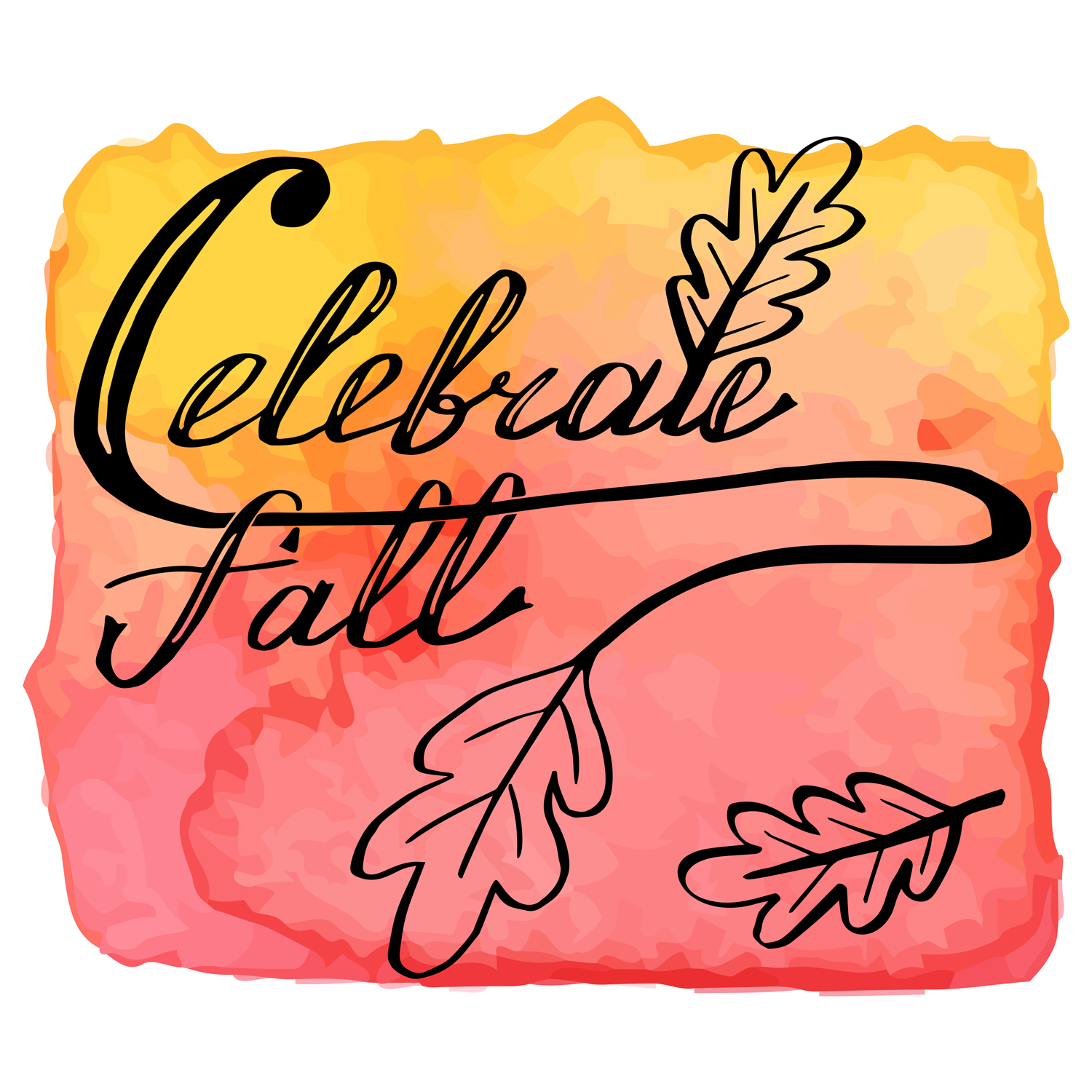 1500x1500 Freebie 6 Autumn Hand Lettering Amp Watercolor Designs - Hand Lettering Watercolor