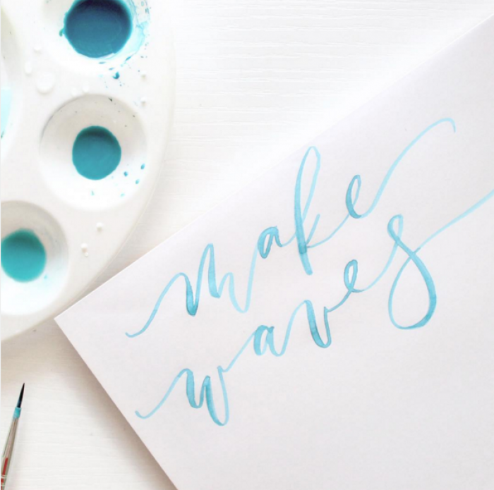 700x695 Watercolor Brush Lettering - Hand Lettering Watercolor