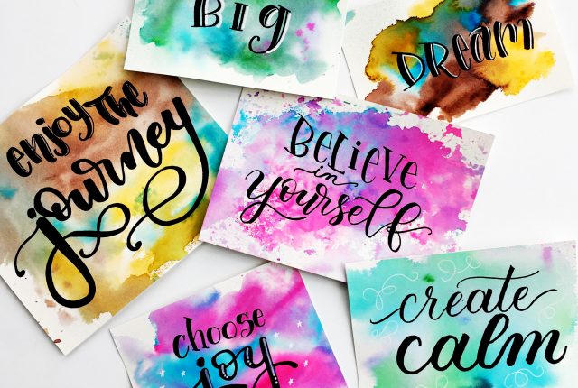 640x430 Watercolor Kelly Creates - Hand Lettering Watercolor