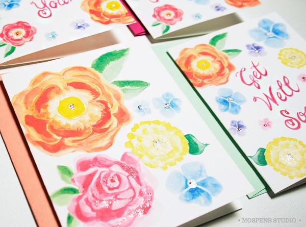 600x445 New! Hand Painted Watercolor Greeting Cards - Hand Painted Watercolor Greeting Cards