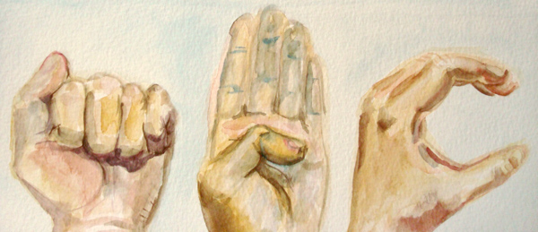 600x259 Hands As An Ever Faithful Model - Hand Watercolor