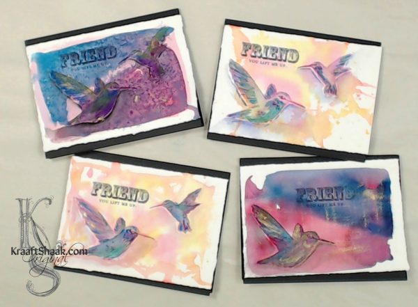 600x441 Creating Handmade Cards With Watercolor Warm Ups Kraaft Shaak - Handmade Watercolor Cards