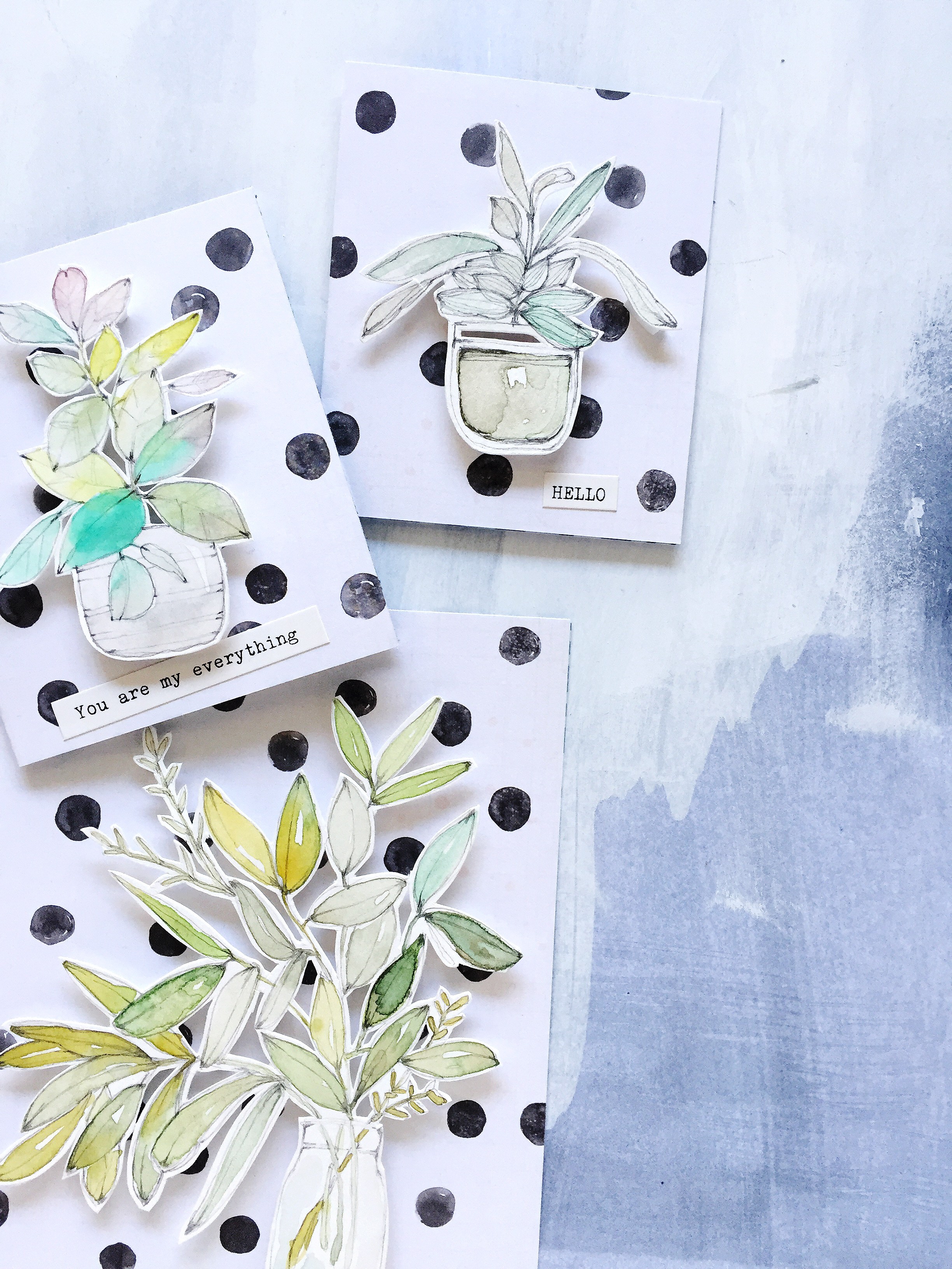 2448x3264 Darling Handmade Watercolor Cards - Handmade Watercolor Cards