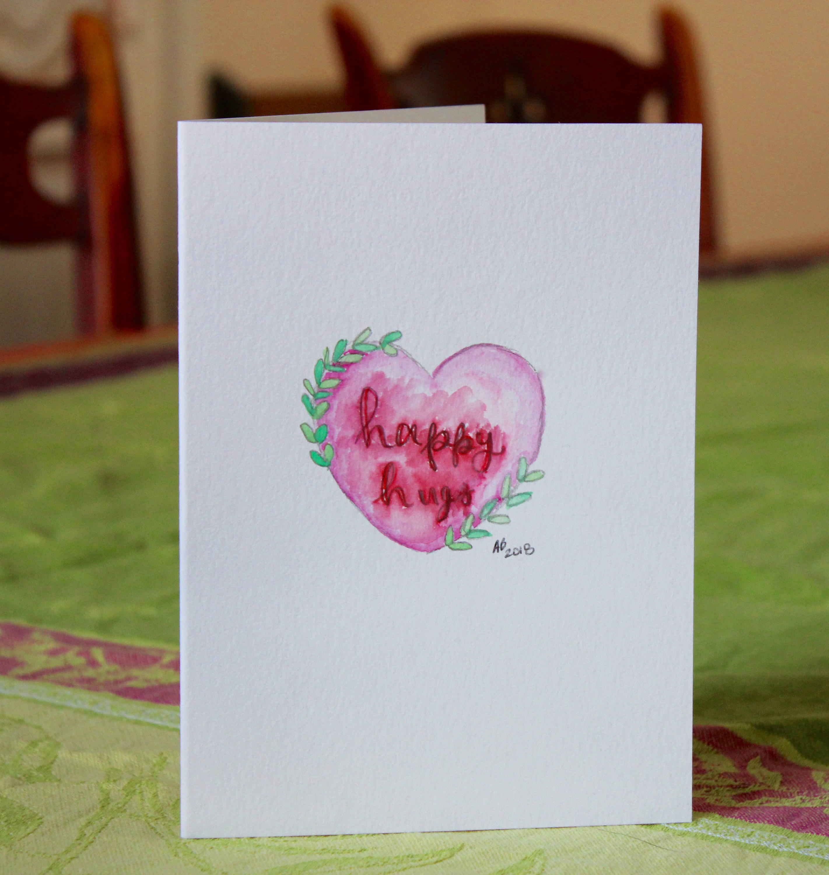 2843x3000 Happy Hugs - Handmade Watercolor Cards