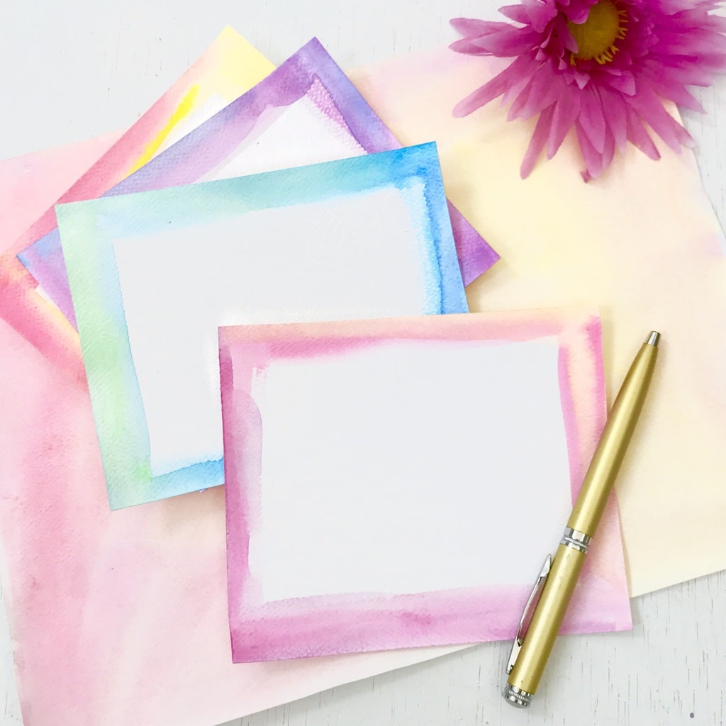 1024x1024 Quick Handmade Watercolor Notecards - Handmade Watercolor Cards
