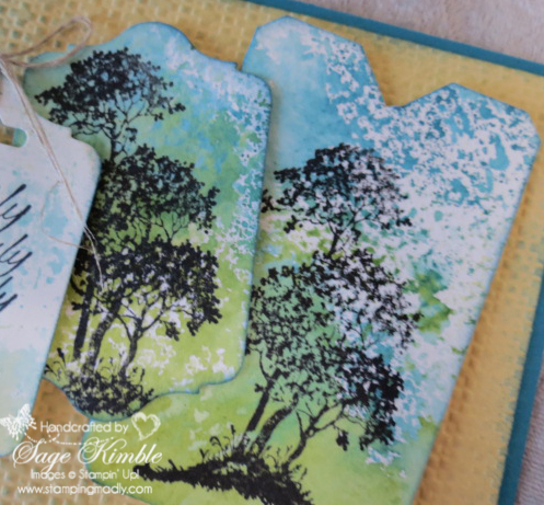 497x461 Cardmaking Technique Video Watercolor Smoosh Stamping Madly - Handmade Watercolor Cards