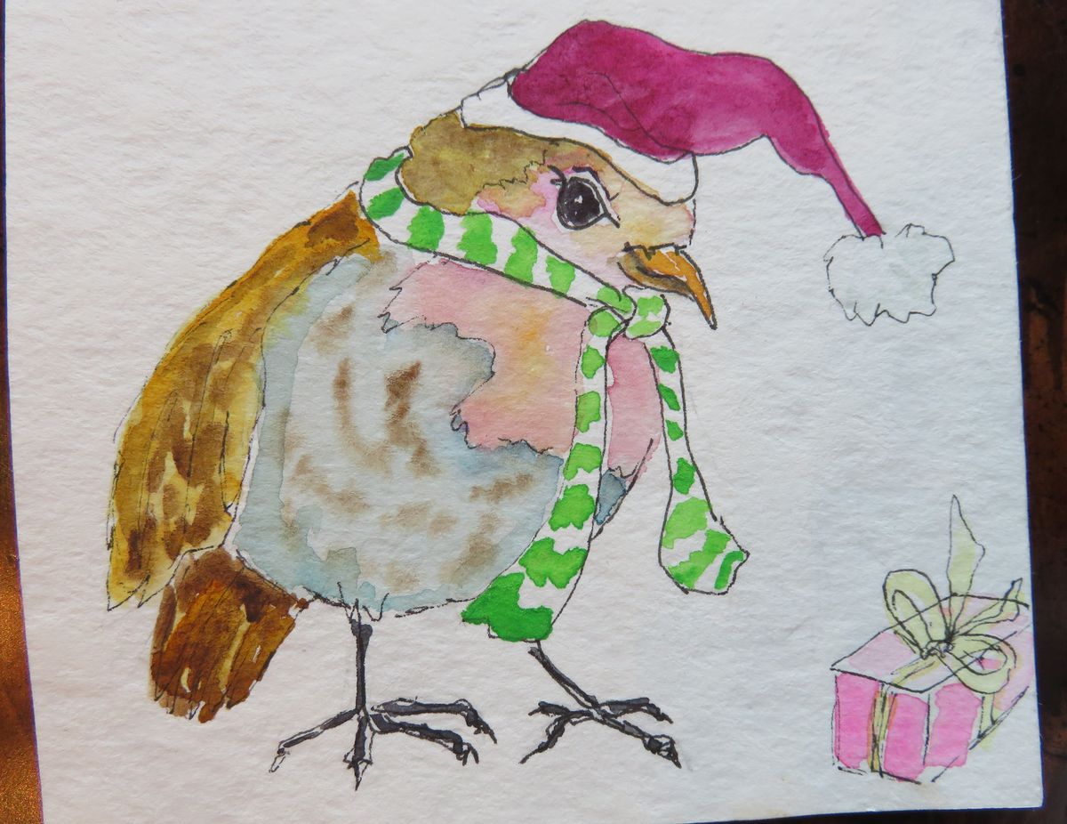 1200x926 Christmas Cards Groovydoovyartstudio - Handmade Watercolor Christmas Cards