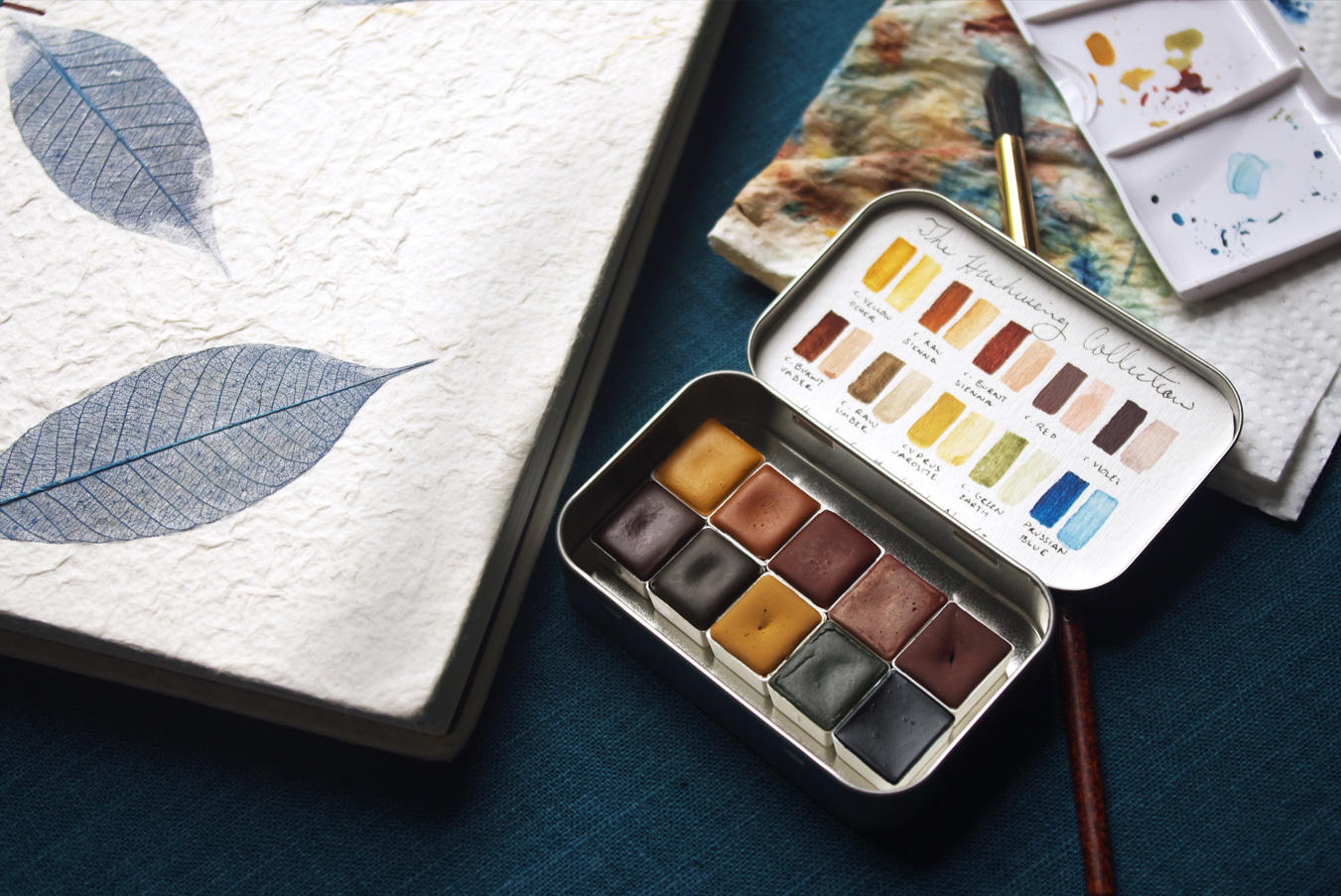 1351x903 Handmade Watercolor Paint The Hushwing Collection 10 Half Etsy - Handmade Watercolor Paint