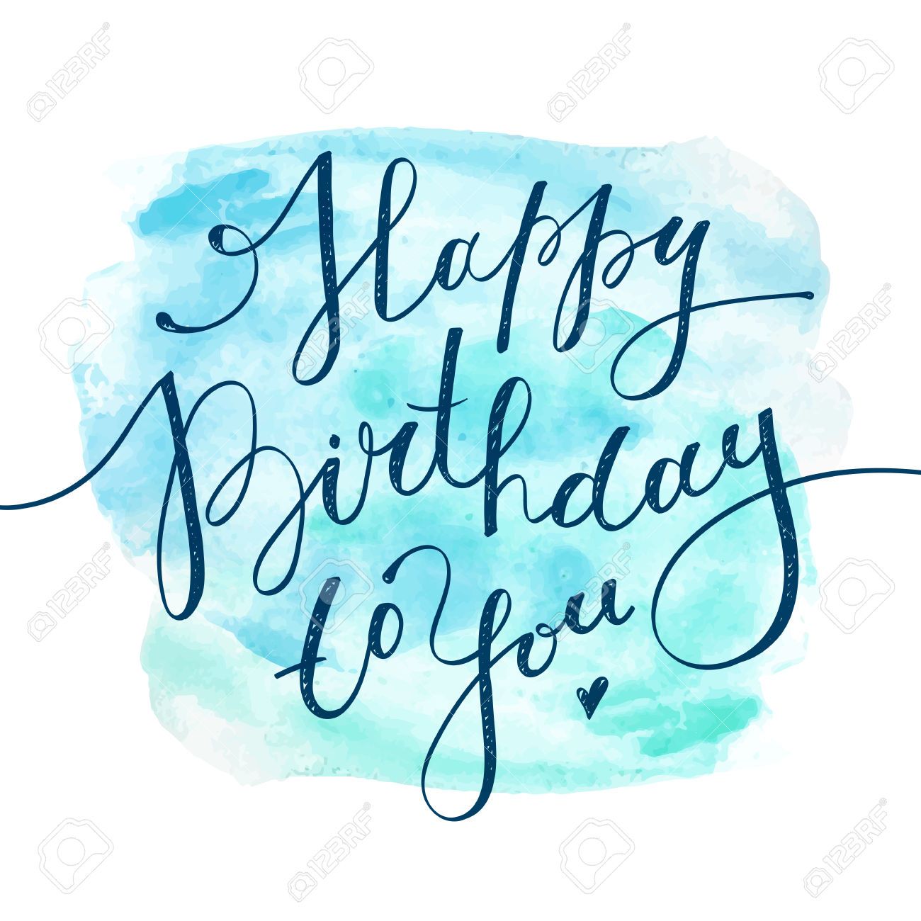 1300x1300 Image Result For Happy Birthday Watercolor Lettering Watercolor - Happy Birthday Watercolor