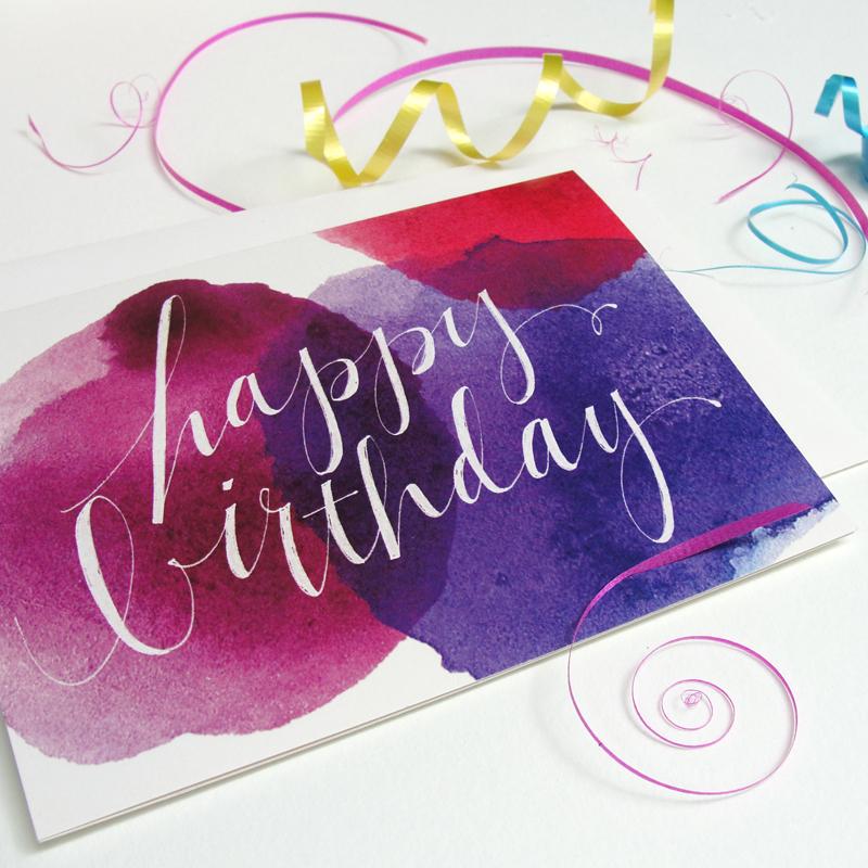 800x800 Watercolor Happy Birthday An Open Sketchbook - Happy Birthday Watercolor