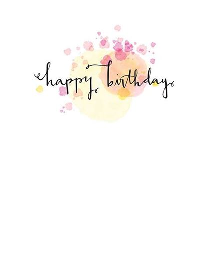 415x550 Gbsyellow Watercolor Script Happy Birthday - Happy Birthday Watercolor