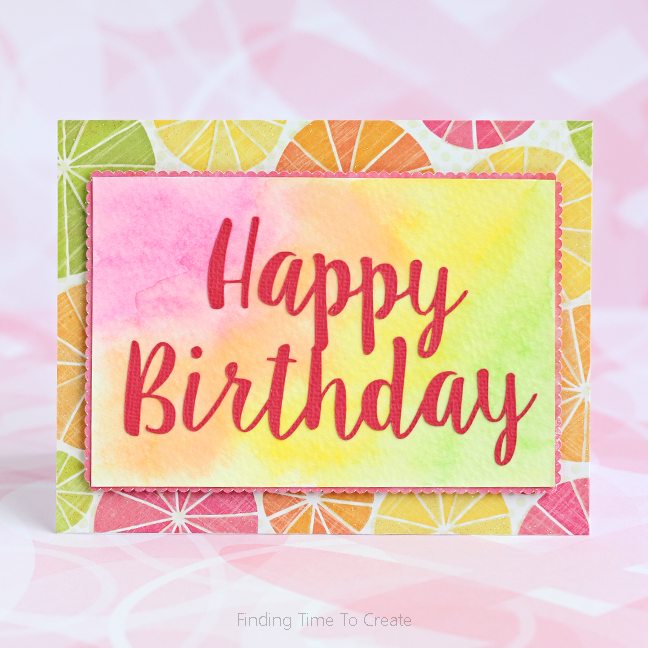 648x648 Happy Birthday Watercolor Card - Happy Birthday Watercolor Card