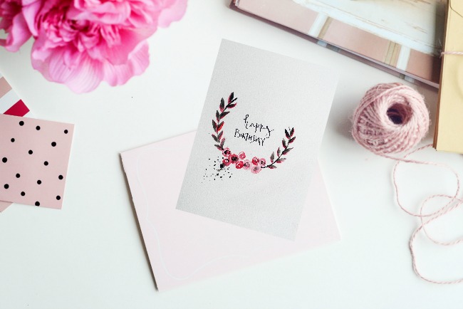 650x434 Free Watercolor Birthday Card Printables - Happy Birthday Watercolor Card