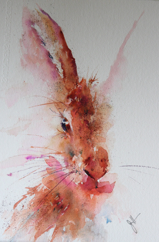 526x800 Watercolours With Life A Hare Brained Tale - Hare Watercolor