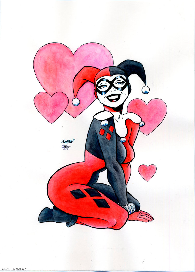 757x1056 Harley Quinn - Harley Quinn Watercolor