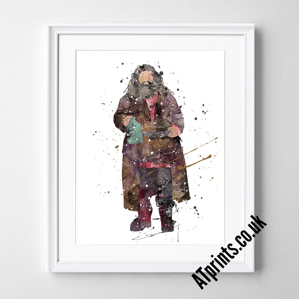 1024x1024 Harry Potter Watercolour Art Print - Harry Potter Watercolor