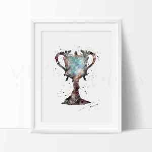 300x300 Harry Potter Triwizard Cup Watercolor Nursery Art Print, Kids Wall - Harry Potter Watercolor