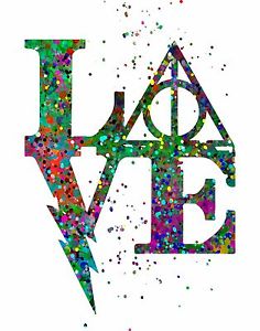 236x300 Inspired By Harry Potter Movie Book Love W Always Symbol - Harry Potter Watercolor