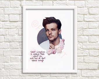 340x270 Harry Styles Watercolor Printable Art Instant Download - Harry Styles Watercolor