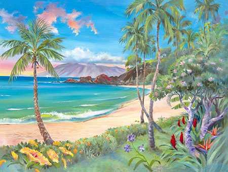 450x340 Hawaii Painting New Watercolor Painting Painting Ideas - Hawaii Watercolor