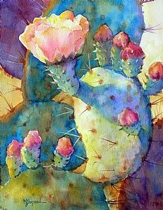 233x300 Leslie Ruth Famous Hawaiian Watercolor Artist, Giclee Floral - Hawaiian Watercolor Prints