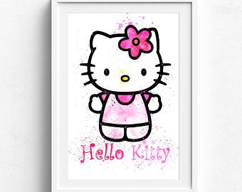 Hello Kitty Watercolor at PaintingValley.com | Explore collection of ...