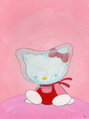 300x400 The Art Of Thom Foolery The 9 Tragic Suicides Of Hello Kitty - Hello Kitty Watercolor