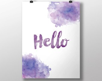 340x270 Adele Watercolor Etsy - Hello Watercolor