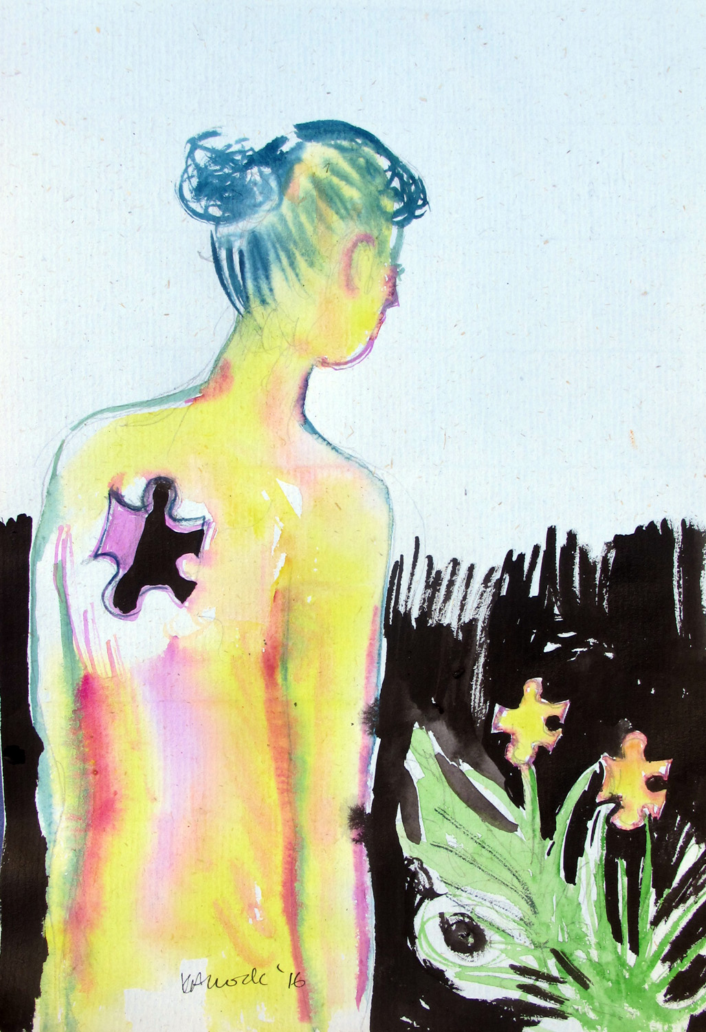 1027x1500 Joan Mitchell Emilia Kallock - Hemp Watercolor Paper