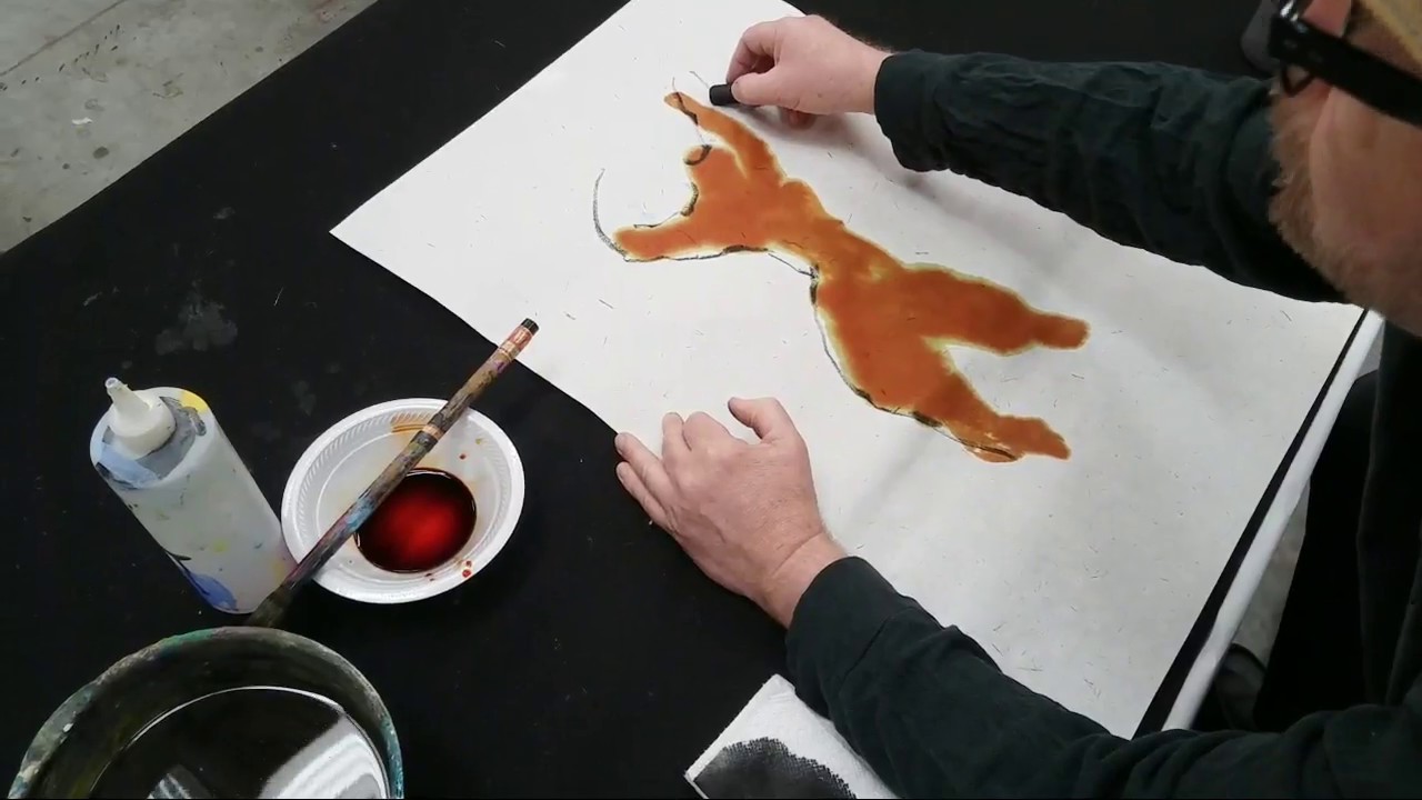 1280x720 Bill Buchman Doing A Live Figure Drawing Demo On Hemp Paper - Hemp Watercolor Paper