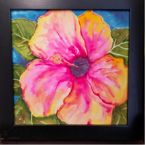 505x502 Ken Oliver ~ Hibiscus Watercolor Painting - Hibiscus Watercolor