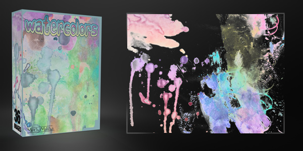 600x300 Watercolors Pack Volume 1 36 Free Images Media Militia - High Quality Watercolor