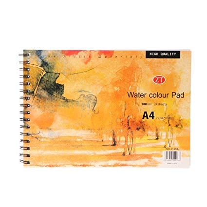 425x425 Qupida A4 Watercolor Paper Artist Sketchbook Sketch - High Quality Watercolor Paper