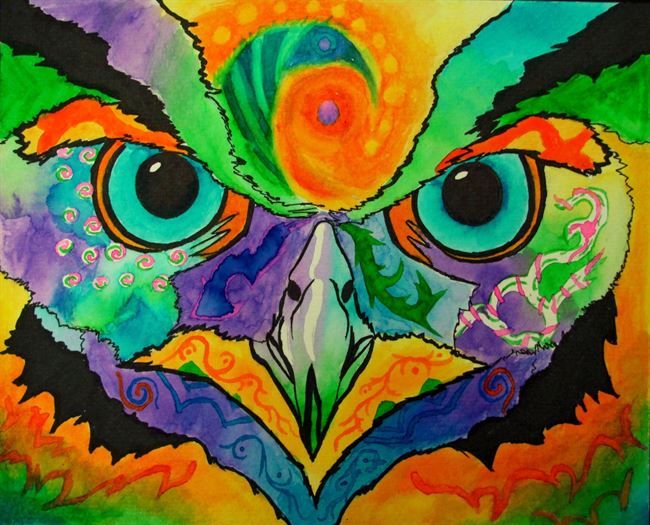 650x525 Expressive Animal Portrait In Liquid Watercolor - High School Watercolor