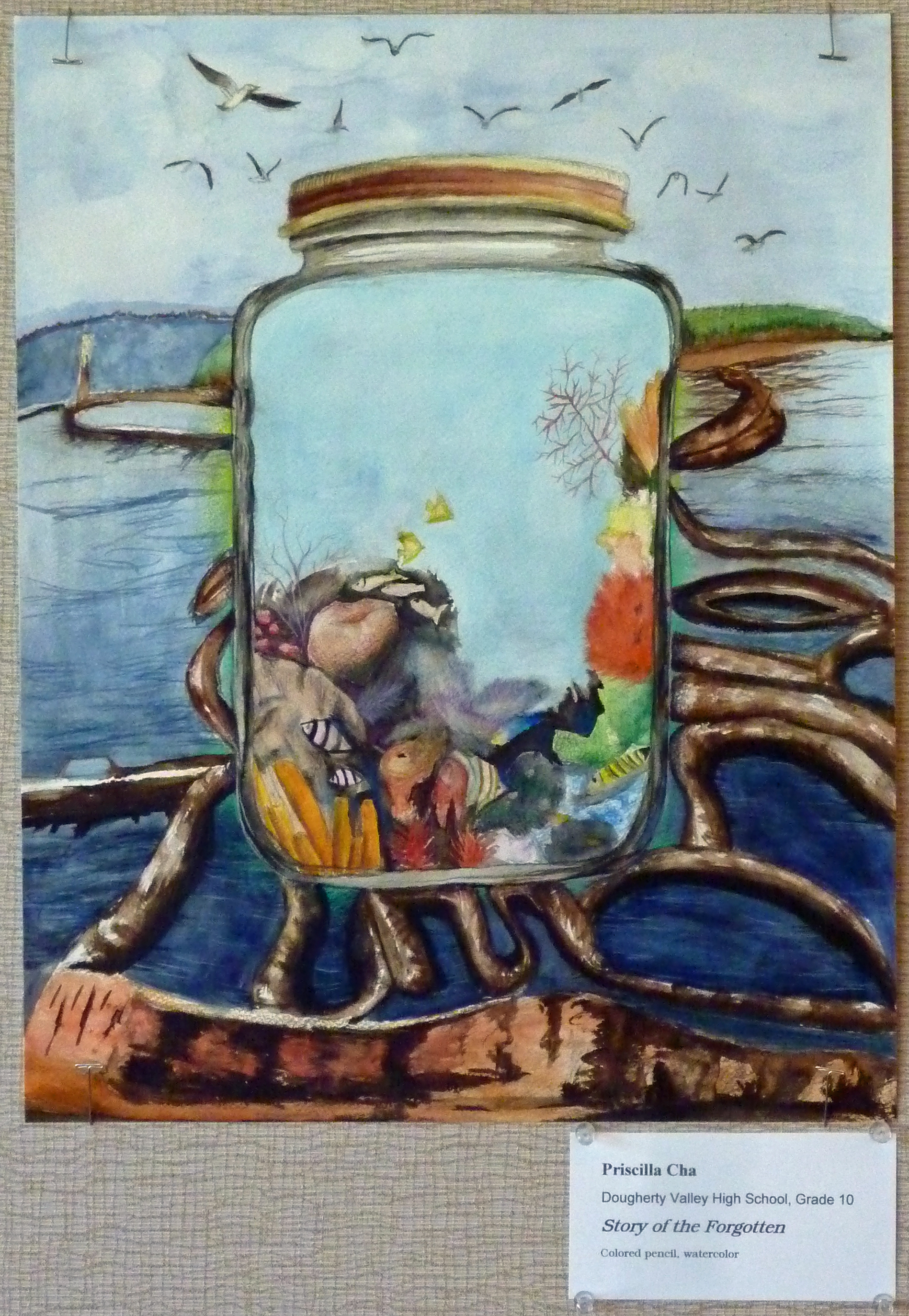 1898x2748 Make Waves Through Entries Dublin Library - High School Watercolor