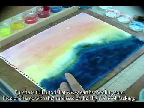 480x360 Waldorf Watercolor For High School Iliad And Odyssey From - High School Watercolor