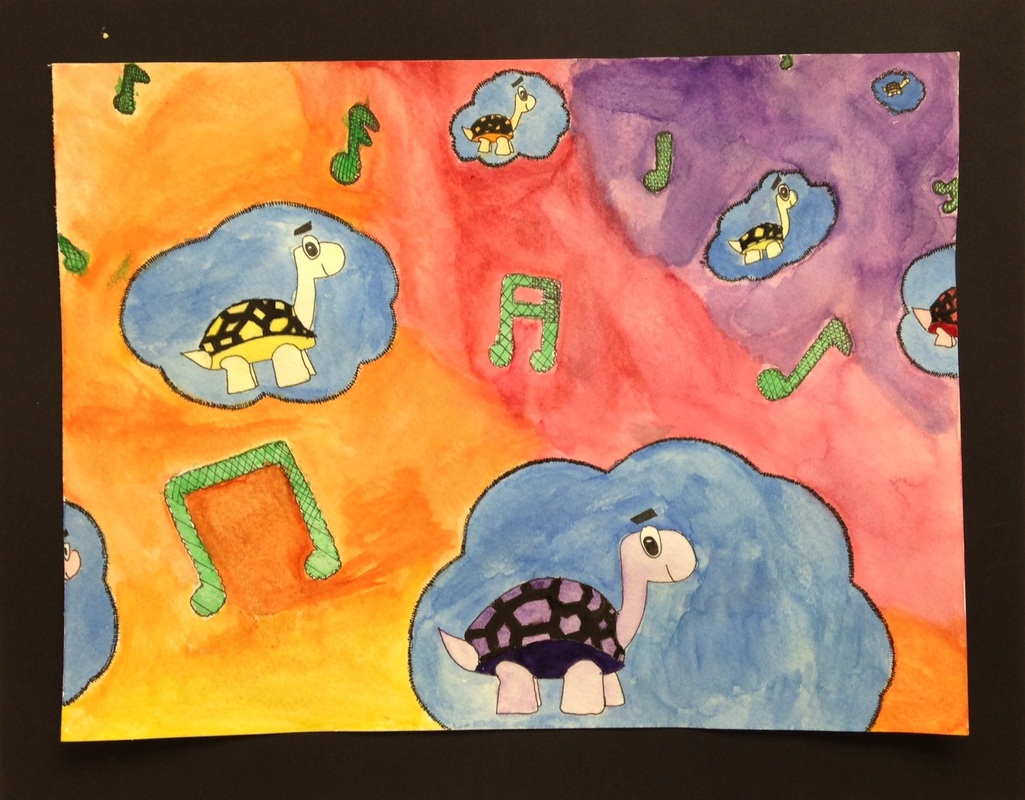 1025x800 Art I Surreal Watercolor - High School Watercolor