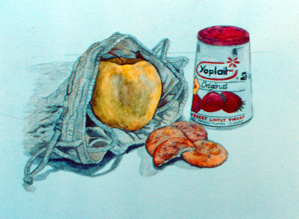 1134x831 Early High School Maybe 1314 Yrs. Old Watercolor And Pencil - High School Watercolor