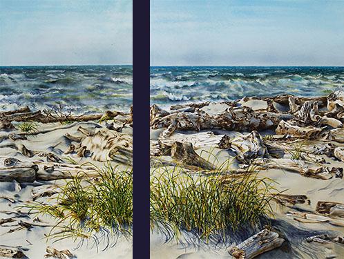 498x375 Vibrant Realistic Watercolors By Artist Lisa Hill - Hill Watercolor