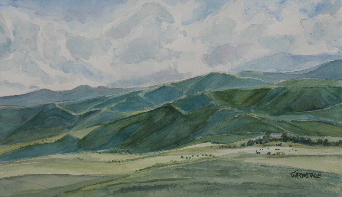 1200x692 Biography Art In The Making By Jenny Armitage - Hill Watercolor