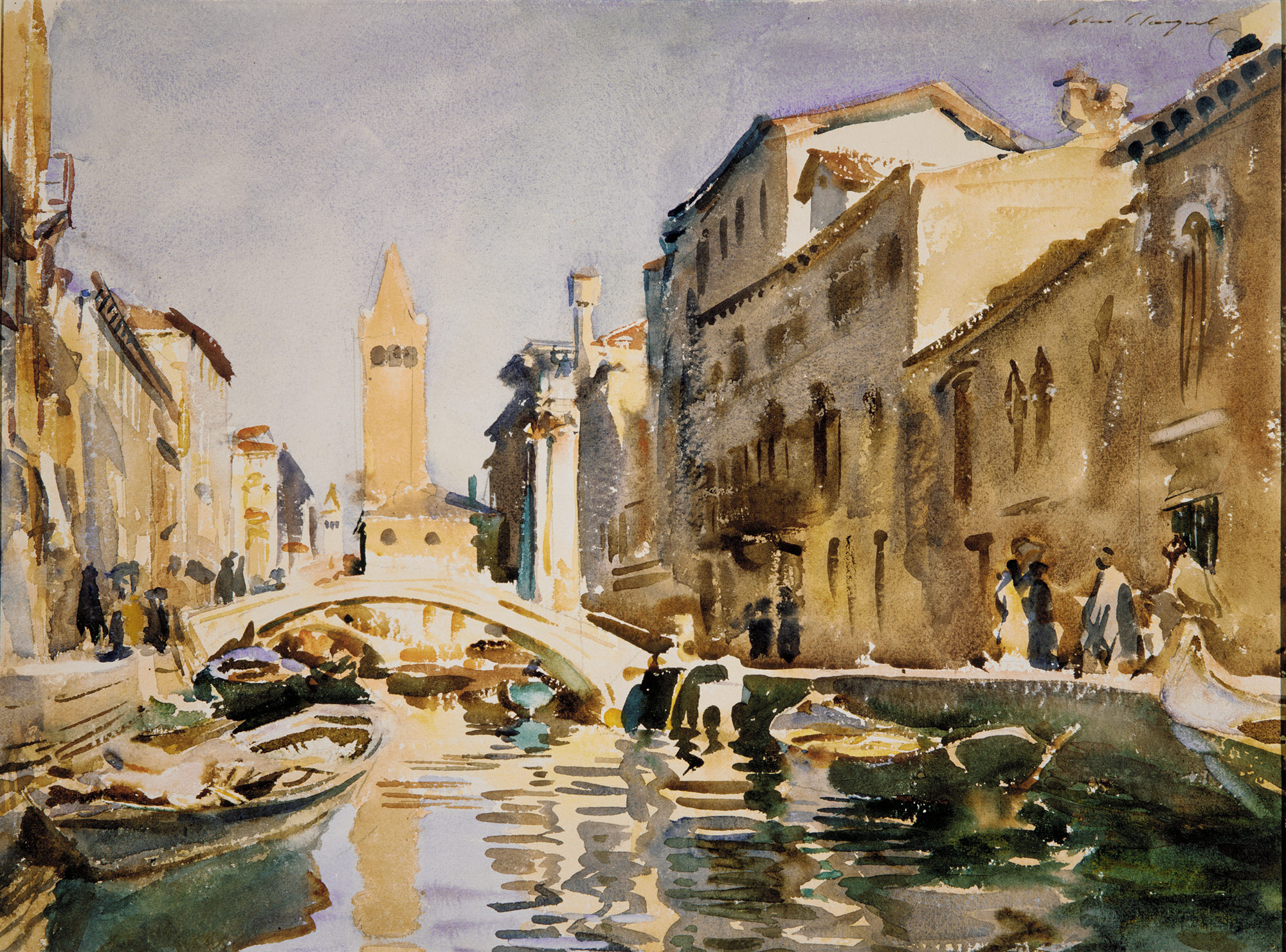 2000x1481 Venetian Canal John Singer Sargent 15.142.10 Work Of Art - History Of Watercolor