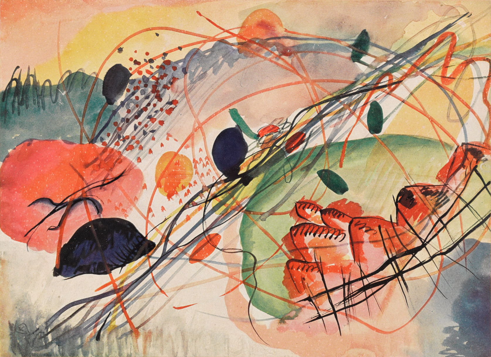 1675x1218 Wassily Kandinsky - History Of Watercolor