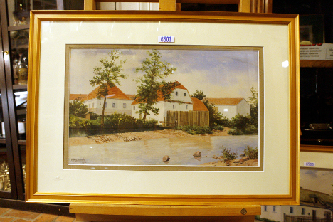 468x312 Hitler Watercolor To Be Sold - Hitler Watercolor
